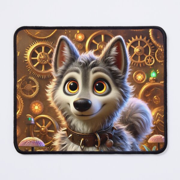 Item preview, Steampunk Saarloos Wolfdog designed and sold by Sillytoe.