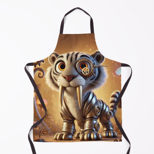 Item preview, Steampunk Saber-Toothed Tiger designed and sold by Sillytoe.