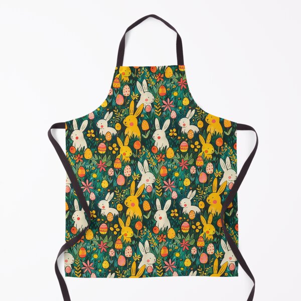 Item preview,  Colorful Bunnies and Eggs in the brush designed and sold by LittleShopOrion.