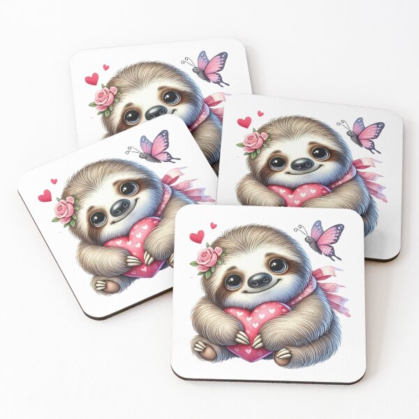 Item preview, Valentine's Sloth designed and sold by JonysCreativeDesigns.