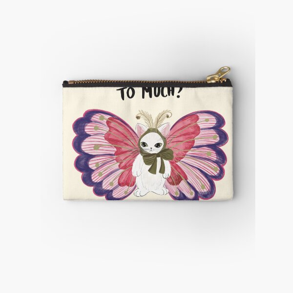 Item preview, Fancy Butterfly fairy Cat – Whimsical Line Art Illustration Illustrator Jemma Jamie SKidmore  designed and sold by Jemma Jamie Skidmore.