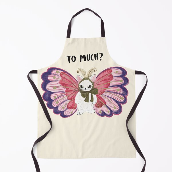 Item preview, Fancy Butterfly fairy Cat – Whimsical Line Art Illustration Illustrator Jemma Jamie SKidmore designed and sold by Jemma Jamie Skidmore.