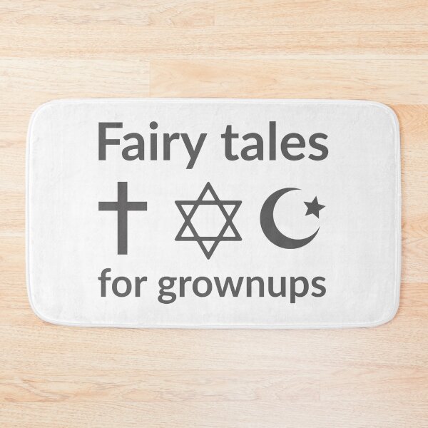 Item preview, Fairy tales for grownups atheist design  designed and sold by Rachel the Artist .