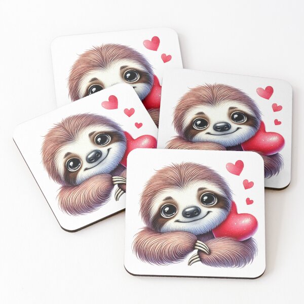 Item preview, Valentine's Sloth designed and sold by JonysCreativeDesigns.