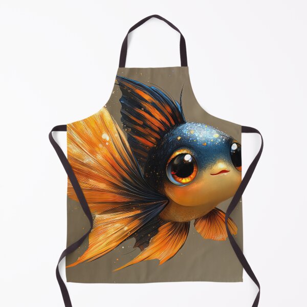 Item preview, "Vibrant Fantasy Fish with Mesmerizing Eyes" designed and sold by bloorose.