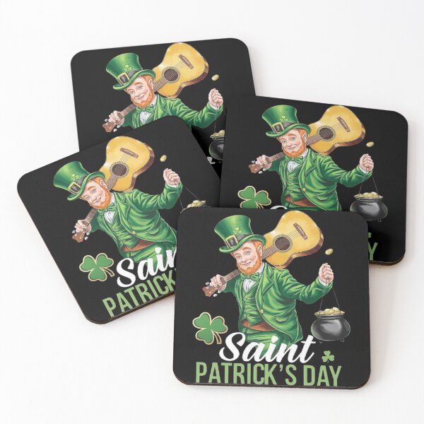 Artikelvorschau, Kobold mit Gitarre und Goldtopf – Kunstwerk zum St. Patrick’s Day entworfen und verkauft von love3617.