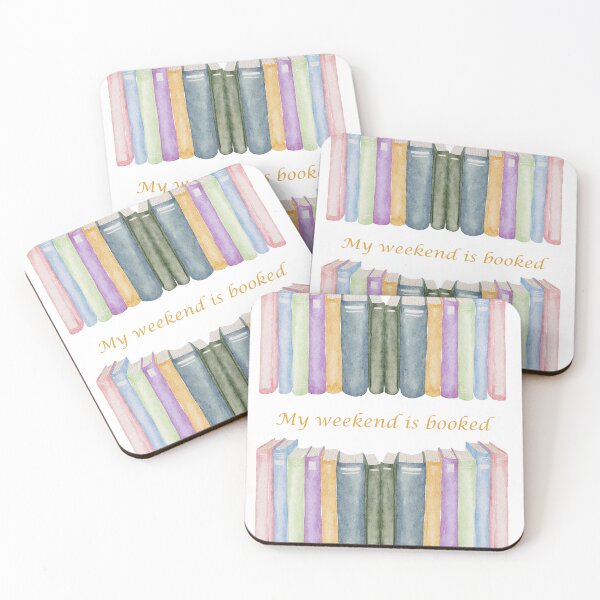 Item preview, 'My weekend is booked' Book lovers designed and sold by FABOArt.