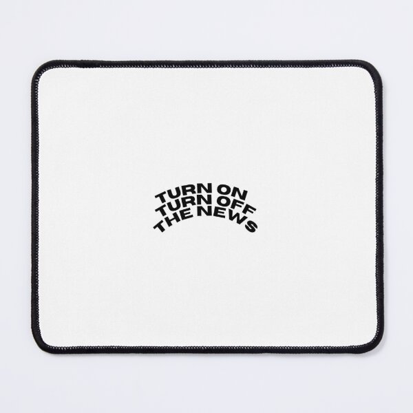 Item preview, Turn on turn off the news curved transparent bg text designed and sold by meganfrancex.