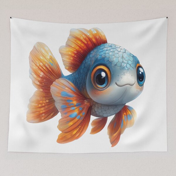 Item preview, "Vibrant Fantasy Goldfish" designed and sold by bloorose.