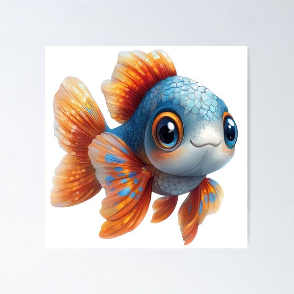 Item preview, "Vibrant Fantasy Goldfish" designed and sold by bloorose.