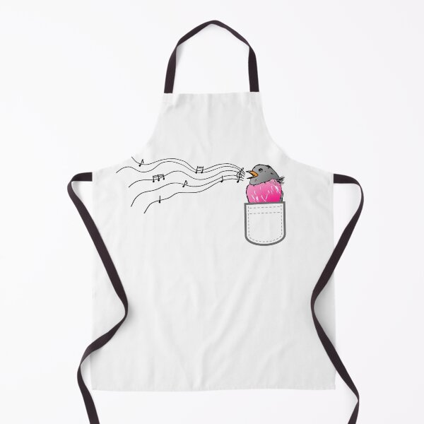 Item preview, Funny Singing bird in fake pocket music notes robin bird watching designed and sold by Artstastic.