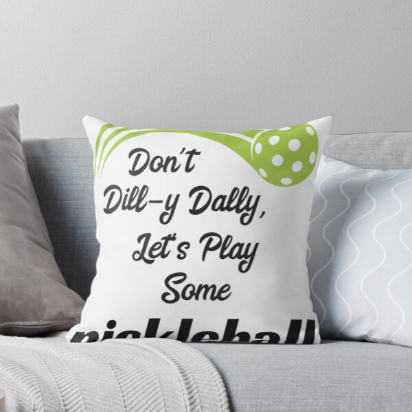 Item preview, DillyDally Pickelball Black Text designed and sold by WitteSayings.