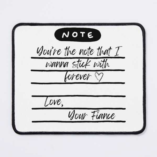 Item preview, "You're the note" Valentine's Day - Fiance Ver. designed and sold by BeWilDesigns.