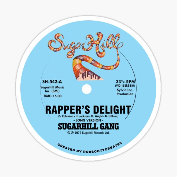 Rapper's Delight Sticker