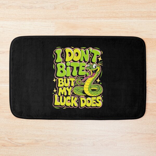 Item preview, I don't bite just my luck does Chinese new year of the snake 2025 designed and sold by VividDripCo.