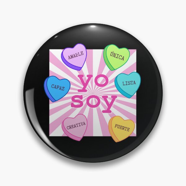 Item preview, Yo Soy – Empowering Candy Heart Design in Spanish designed and sold by Teacher2Nerds.