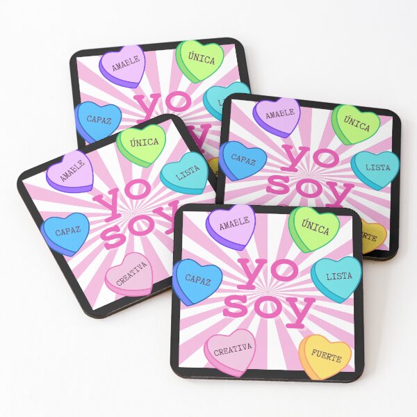 Item preview, Yo Soy – Empowering Candy Heart Design in Spanish designed and sold by Teacher2Nerds.