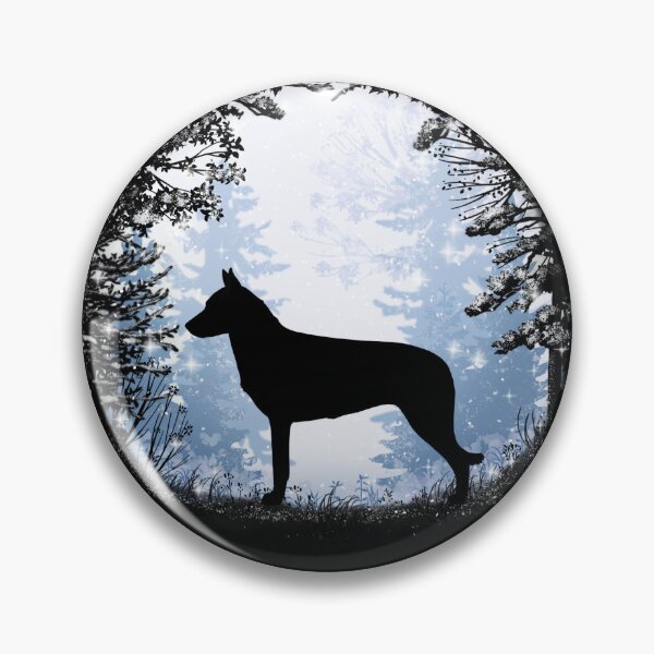 Item preview, “First Snow” Beauceron Dog designed and sold by Spinyflowerart.