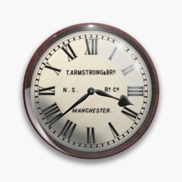 Item preview, North Staffordshire Railway Clock designed and sold by MadeByGeeClowes.