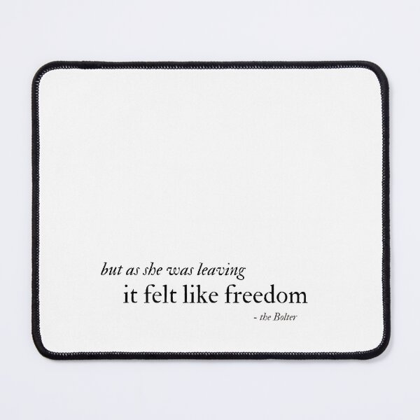 Item preview, It Felt Like Freedom, The Bolter Lyrics designed and sold by abay14.
