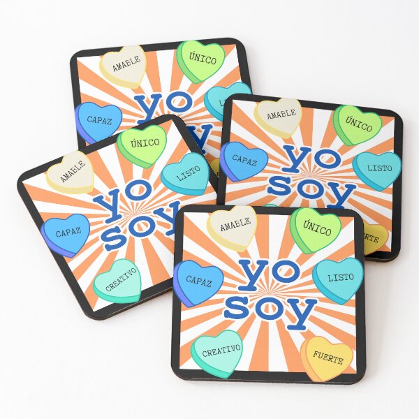 Item preview, Yo Soy – Empowering Candy Heart Design in Spanish - Boy designed and sold by Teacher2Nerds.