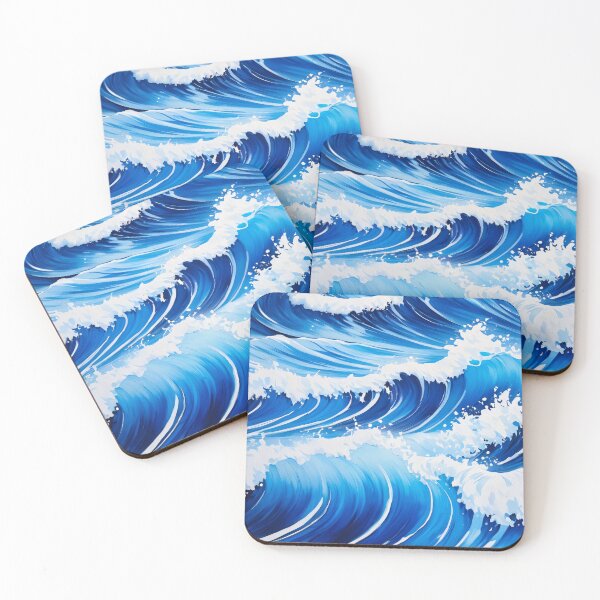 Item preview, Blue Ocean Waves  designed and sold by Timegraf.