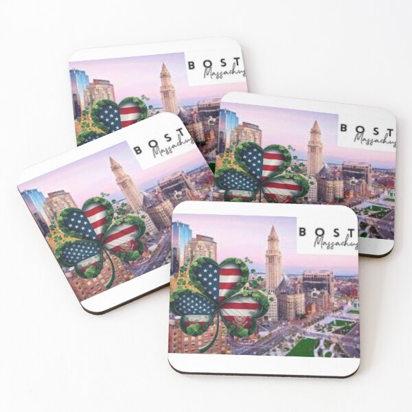 Item preview, Boston Skyline Clover USA designed and sold by VictorKnigga.