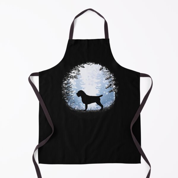 Item preview, “First Snow” Wirehaired Pointing Griffon Dog designed and sold by Spinyflowerart.
