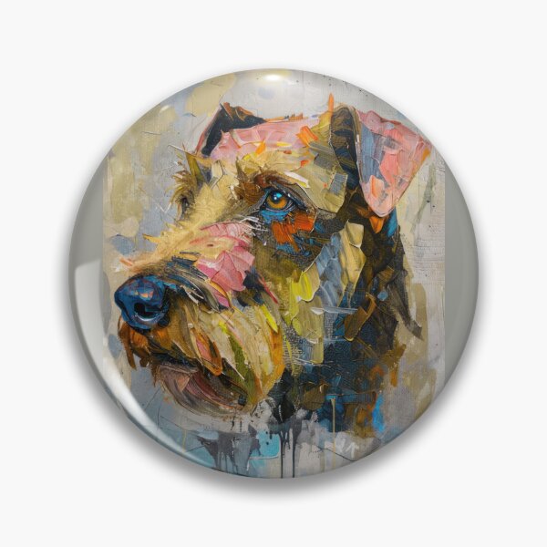 Item preview, Bold Airedale Terrier Face designed and sold by caracatita75.