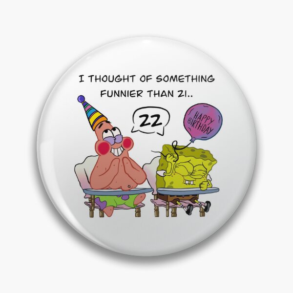 Item preview, Spongebob Squarepants 22nd Birthday Card designed and sold by Sophie Sprout Design.