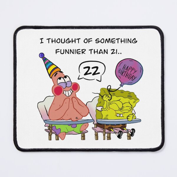 Item preview, Spongebob Squarepants 22nd Birthday Card designed and sold by Sophie Sprout Design.