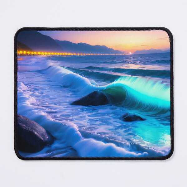 Item preview, Blue Ocean Waves designed and sold by Timegraf.