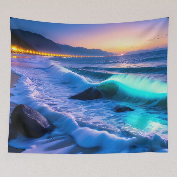 Item preview, Blue Ocean Waves  designed and sold by Timegraf.