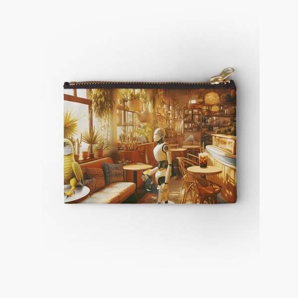 Item preview, Parrot & Droid Café Where Tech Meets Tropical Charm - dePace' designed and sold by mrpropcake.