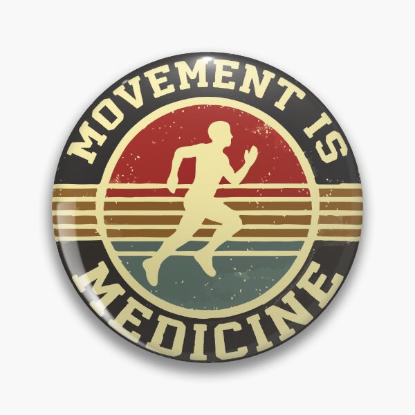 Item preview, El movimiento es medicina: inspiración para hacer ejercicio designed and sold by chantastical.