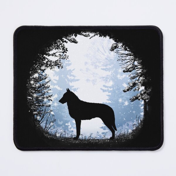 Item preview, “First Snow” Belgian Laekenois Dog designed and sold by Spinyflowerart.