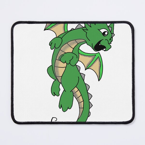 Item preview, Lester the dragon designed and sold by Cathryn Ott.
