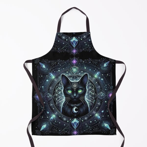 Item preview, Nyx the Perfect Holy Black Cat - Cosmic Jewel of the Universe designed and sold by Meta2Physical.