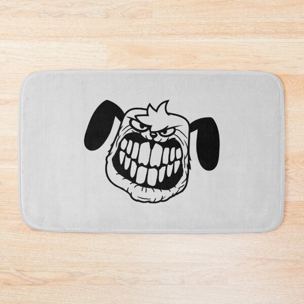 Artikelvorschau, Hund Monster Böse Gefährlich Zähne Grinsen Lächeln Comic Cartoon entworfen und verkauft von shirt-o-mat.