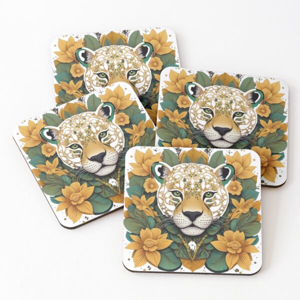 Item preview, Elegant jaguar mandala designed and sold by SolMagique.