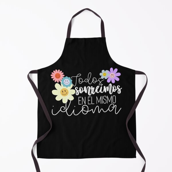 Item preview, Todos Sonreímos en el Mismo Idioma – Whimsical Floral Design designed and sold by Teacher2Nerds.