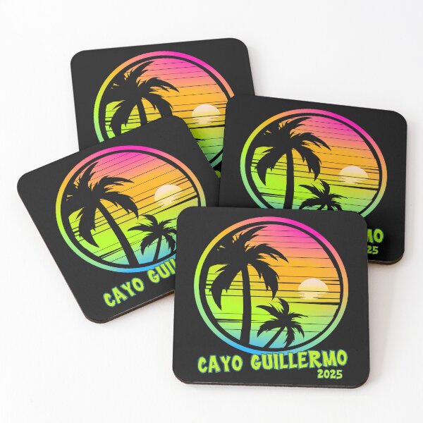 Item preview, Cayo Guillermo 2025, Cayo Guillermo Vintage Sunset, Cayo Guillermo Cuba Sunrise, Beach Lifestyle, Ocean Waves,Tropical Vacation designed and sold by Sun Sand & Sea Art.