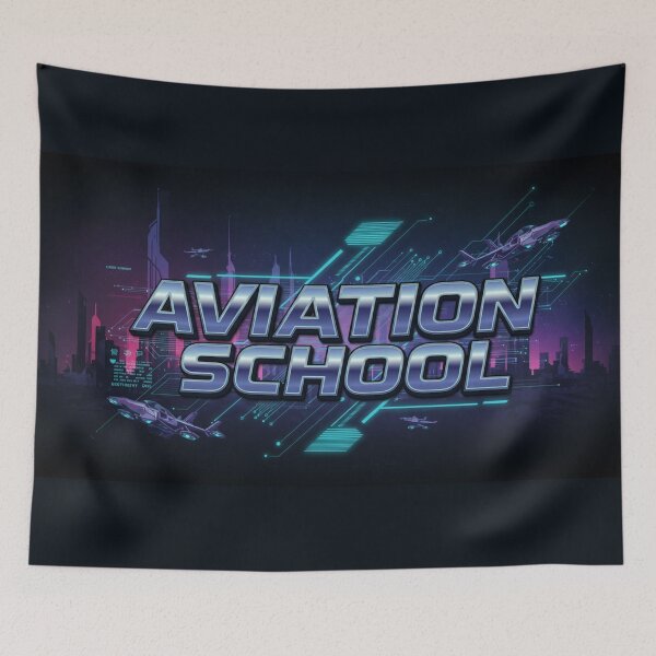 Item preview, #16 AVIATION SCHOOL FUTURISTIC designed and sold by UYArts.