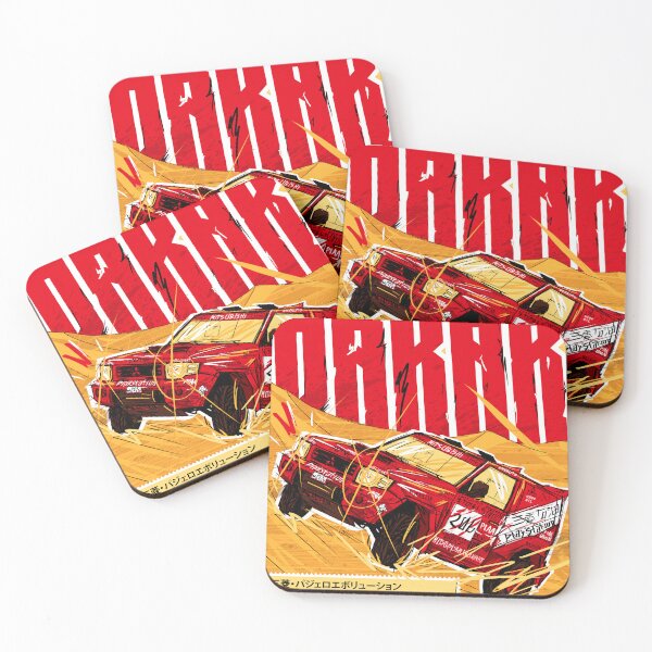 Artikelvorschau, Rallye Dakar Poster Mitsubishi Pajero Evolution entworfen und verkauft von Bryda.