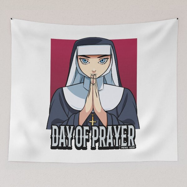 Item preview, National Day Of Prayer Nun Praying Faith In God designed and sold by Nosek1ng.