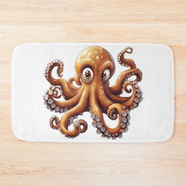 Item preview, "Whimsical Octopus Illustration" designed and sold by bloorose.