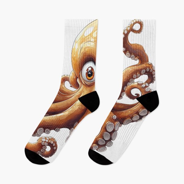 Item preview, "Whimsical Octopus Illustration" designed and sold by bloorose.