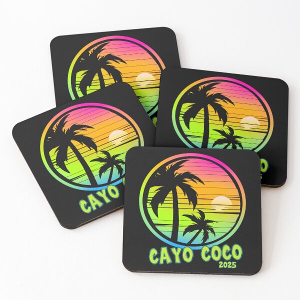 Item preview, Cayo Coco, 2025, Cayo Coco Vintage Sunset, Cayo Coco Cuba Sunrise, Beach Lifestyle, Ocean Waves,Tropical Vacation designed and sold by Sun Sand & Sea Art.