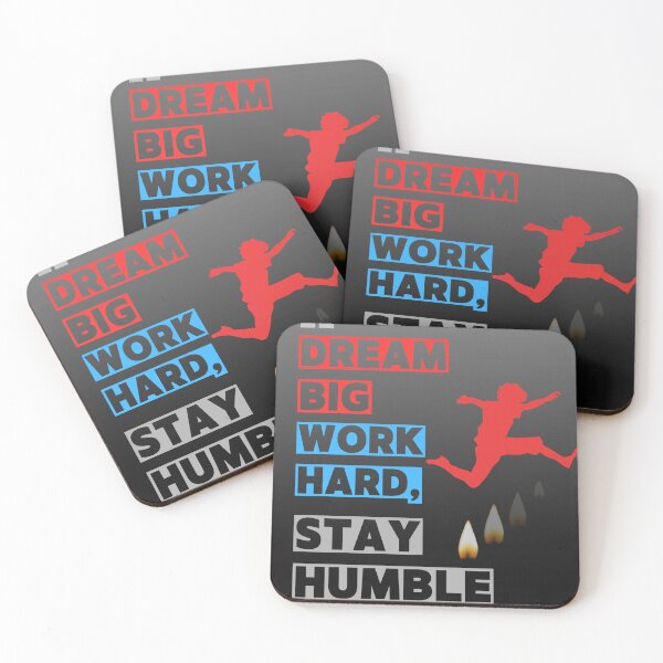 Item preview, Dream Big, Work Hard, Stay Humble - Red designed and sold by irynaartbyim.