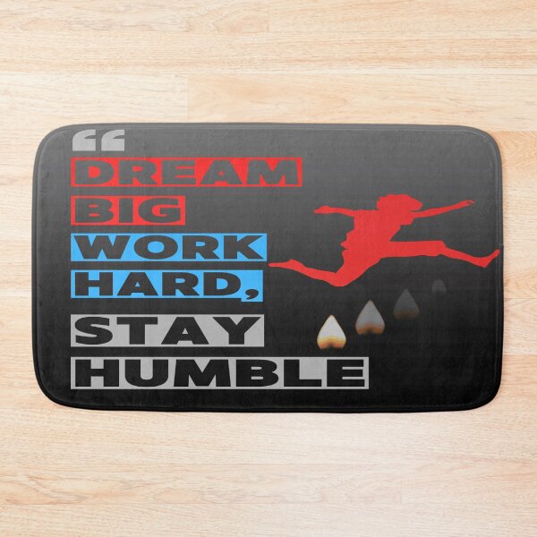 Item preview, Dream Big, Work Hard, Stay Humble - Red designed and sold by irynaartbyim.